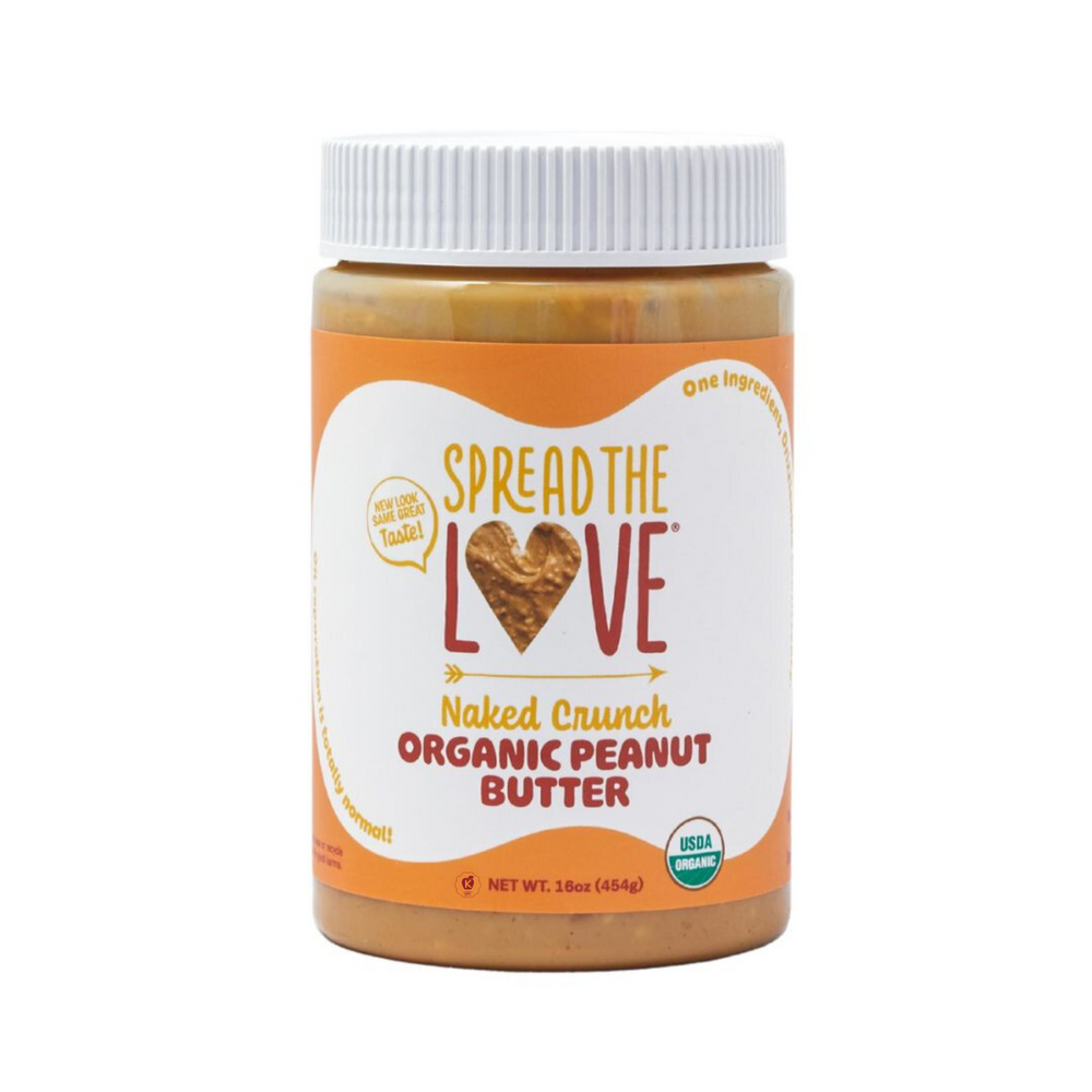 NAKED CRUNCH Organic Peanut Butter-Nut butters-Spread The Love-1-pack-Spread The Love Foods