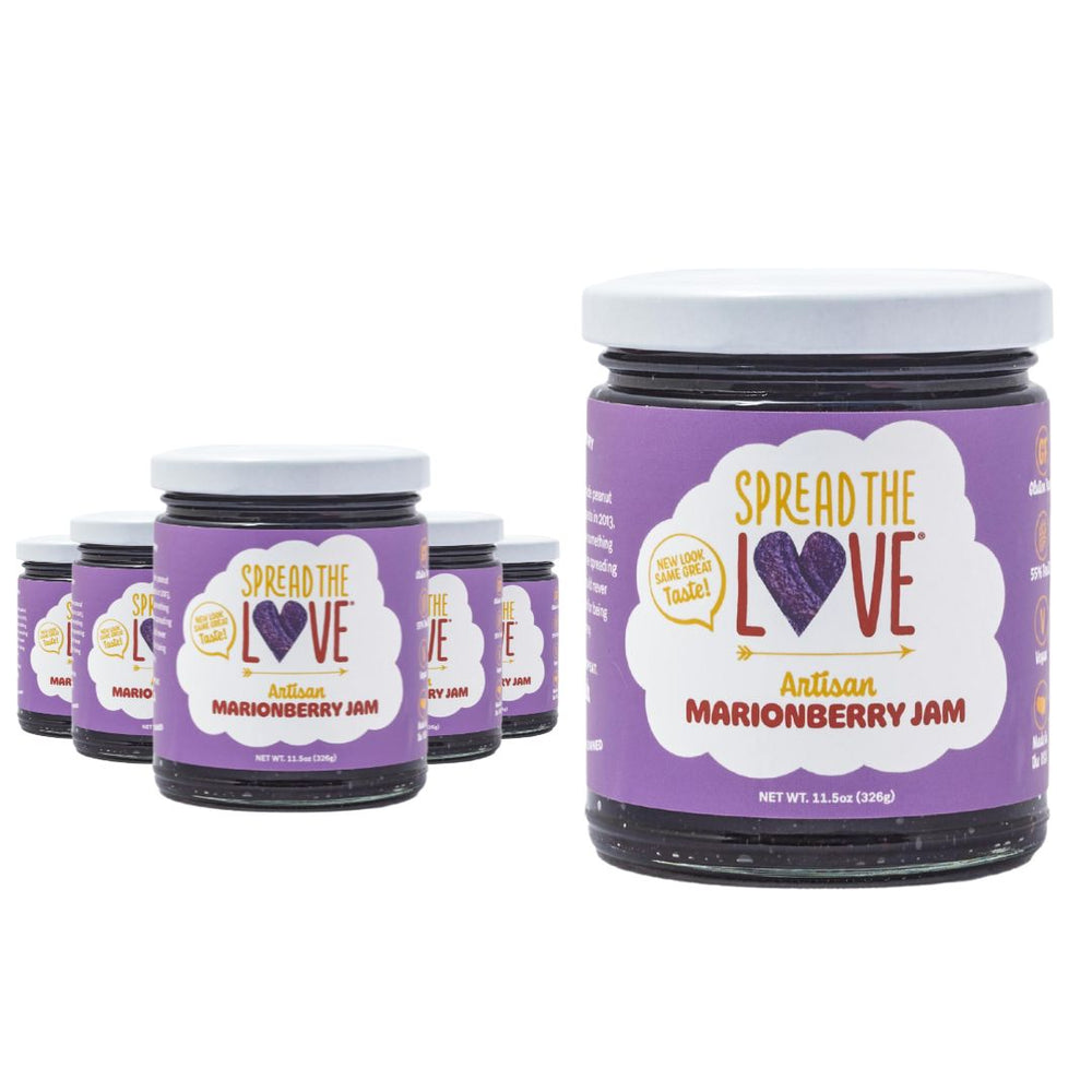 
                  
                    Load image into Gallery viewer, Spread The Love Marionberry Artisan Jam 6 Pack
                  
                