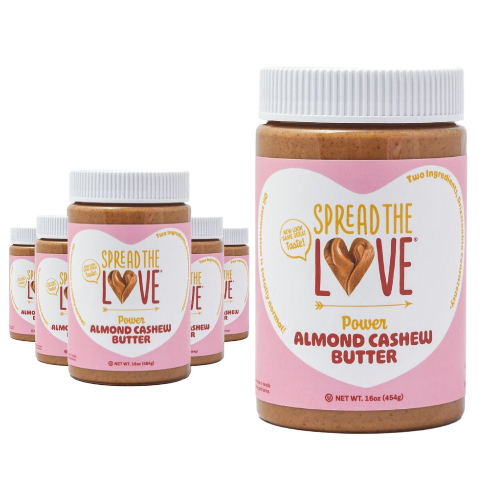 
                  
                    Load image into Gallery viewer, Spread The Love ALMOND CASHEW Power Butter 6 Pack
                  
                