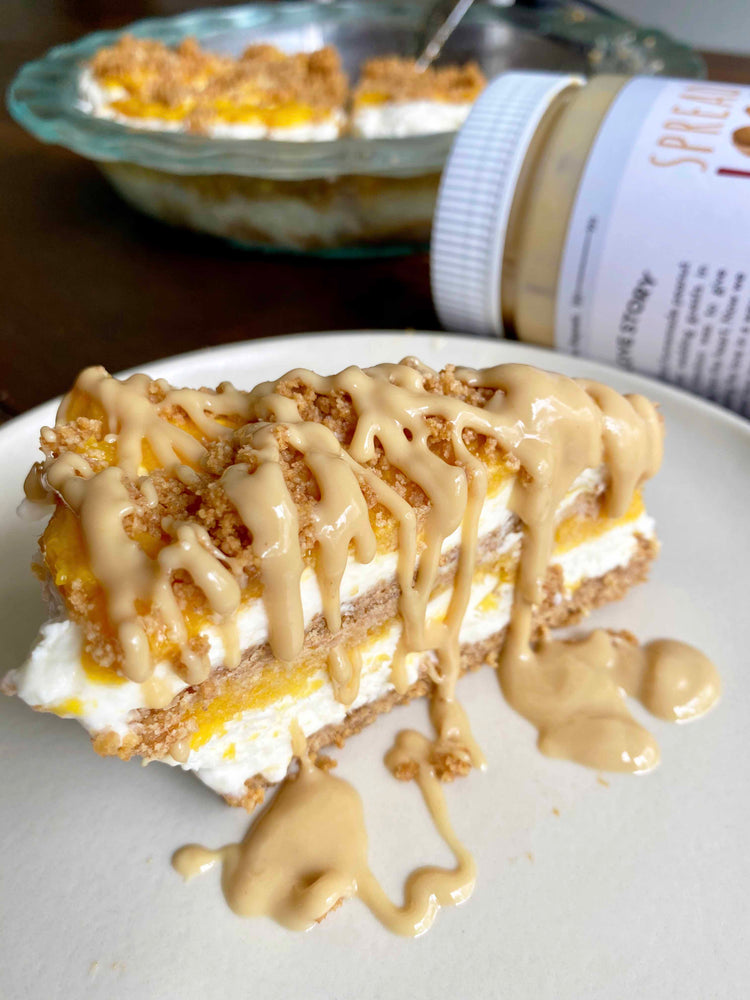 Mango Royale with Peanut Butter Drizzle