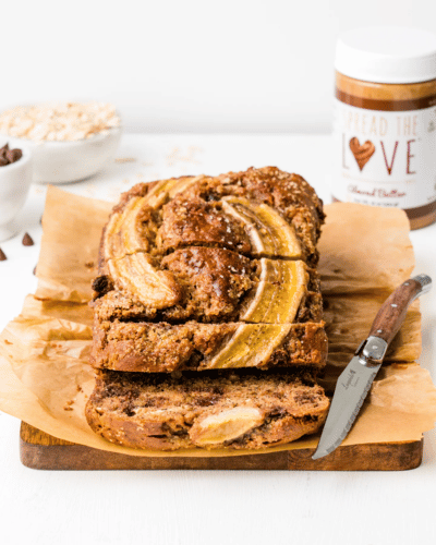 Sliced Almond Butter Bread Loaf 