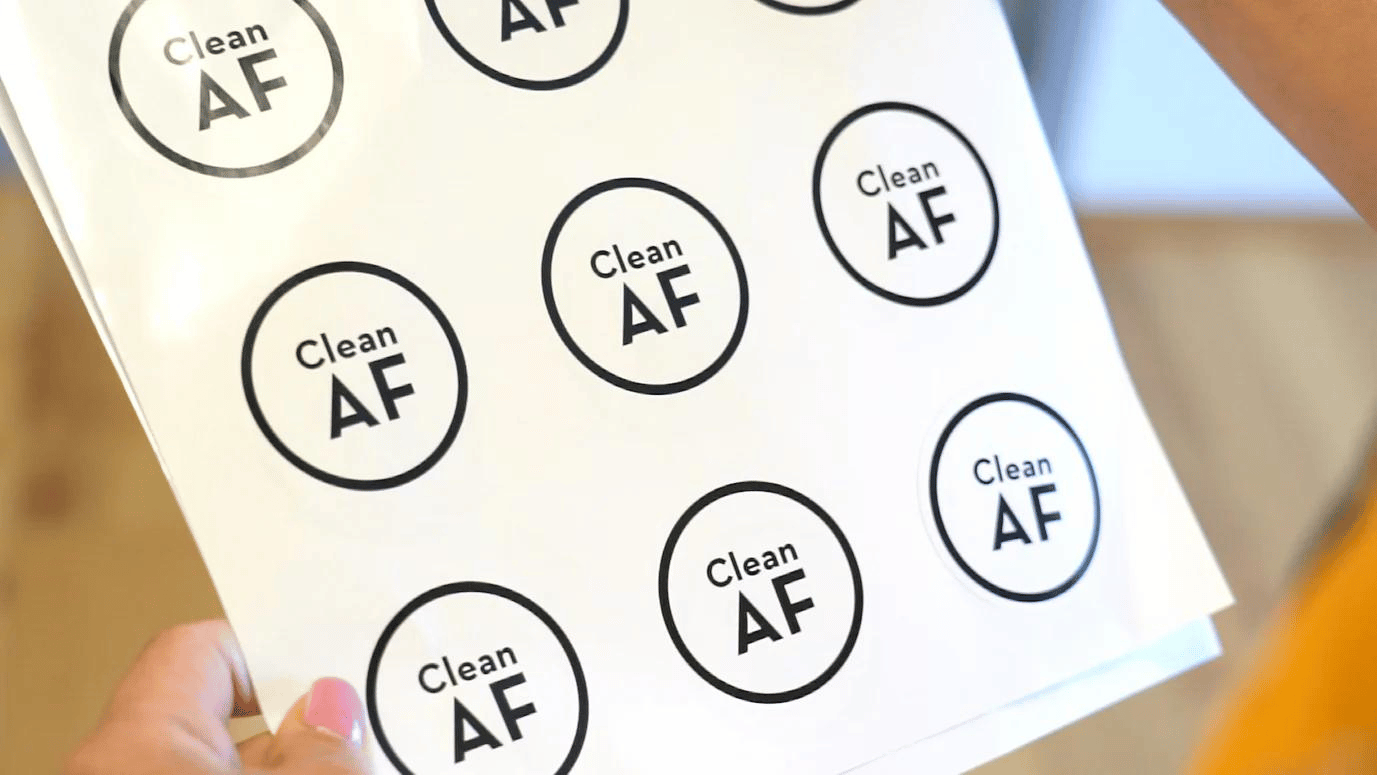 Clean AF Stickers