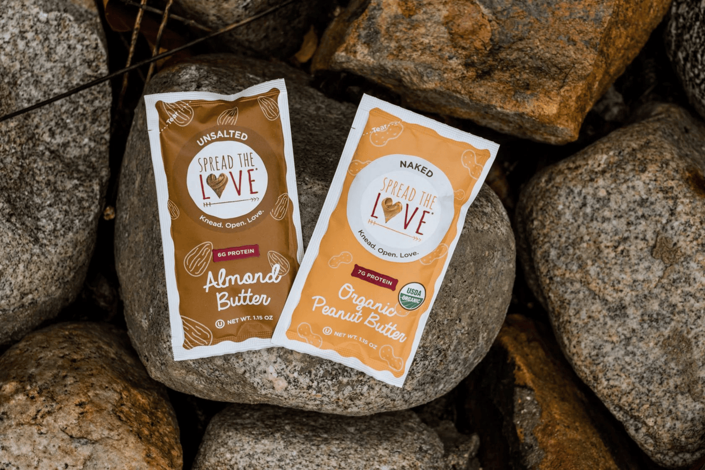 Spread The Love Almond Butter and Peanut Butter Packets
