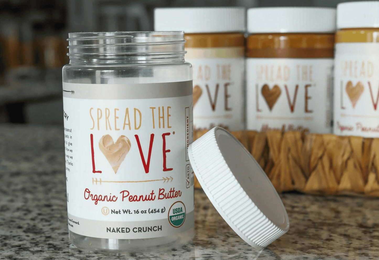 Empty Spread The Love jar.