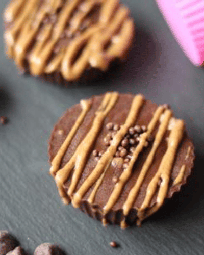 Two Vegan Almond Butter Cups