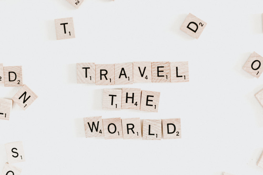travel the world scrabble letters