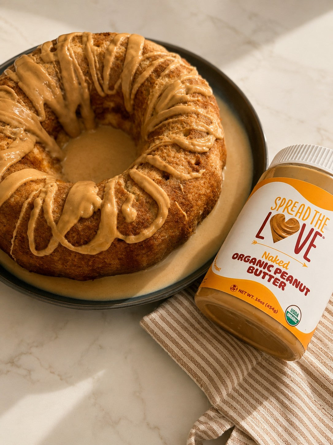 Spread The Love NAKED Organic Peanut Butter Tres Leches Cake