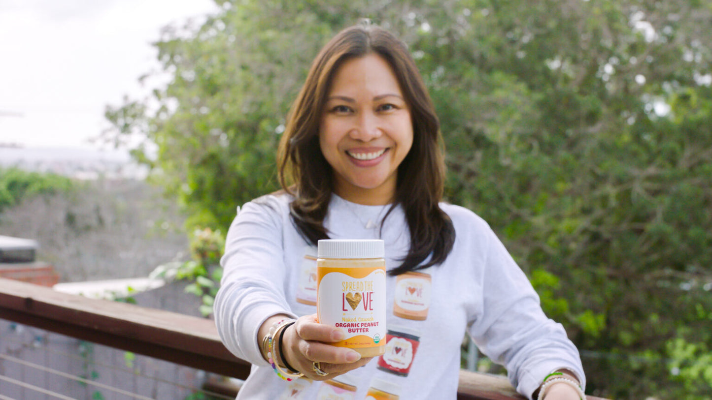 Val Fishbain with Spread The Love Peanut Butter