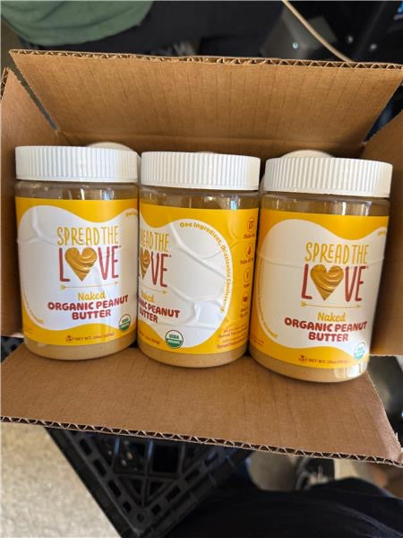 
                  
                    Load image into Gallery viewer, UGLY NAKED Organic Peanut Butter-Nut butters-Spread The Love-6-pack-Spread The Love Foods
                  
                