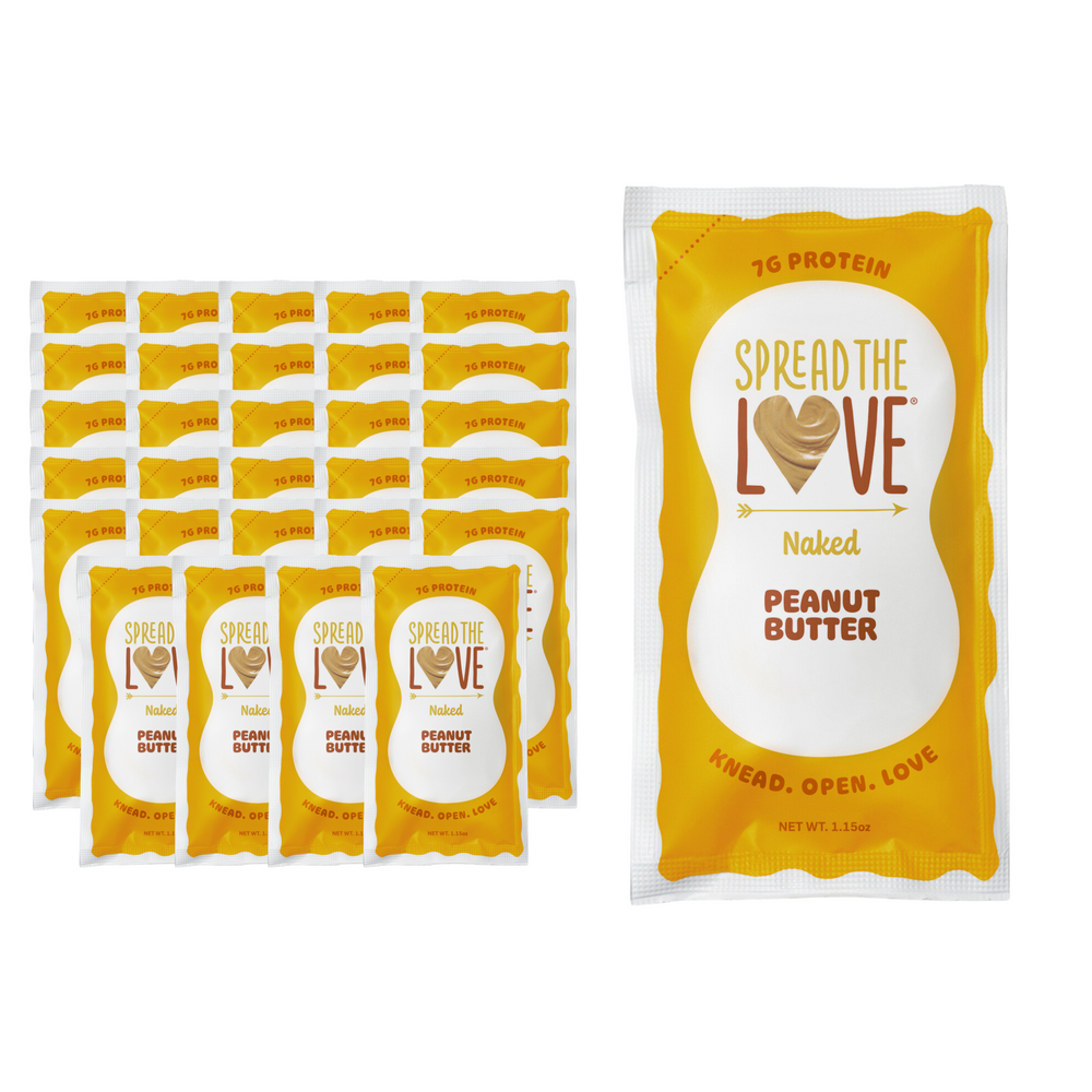 
                  
                    Load image into Gallery viewer, NAKED Peanut Butter Single Serve Packets (30-Pack)-Spread The Love Foods-Spread The Love Foods
                  
                