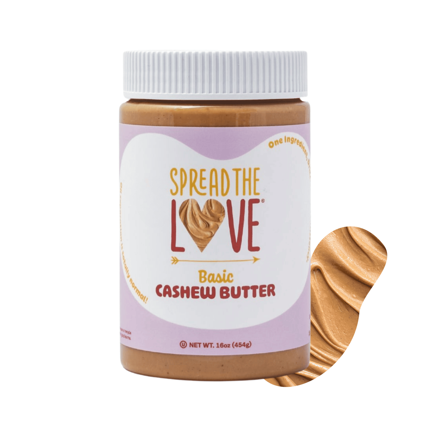 BASIC Cashew Butter-Nut butters-Spread The Love Foods-1-Pack-Spread The Love Foods
