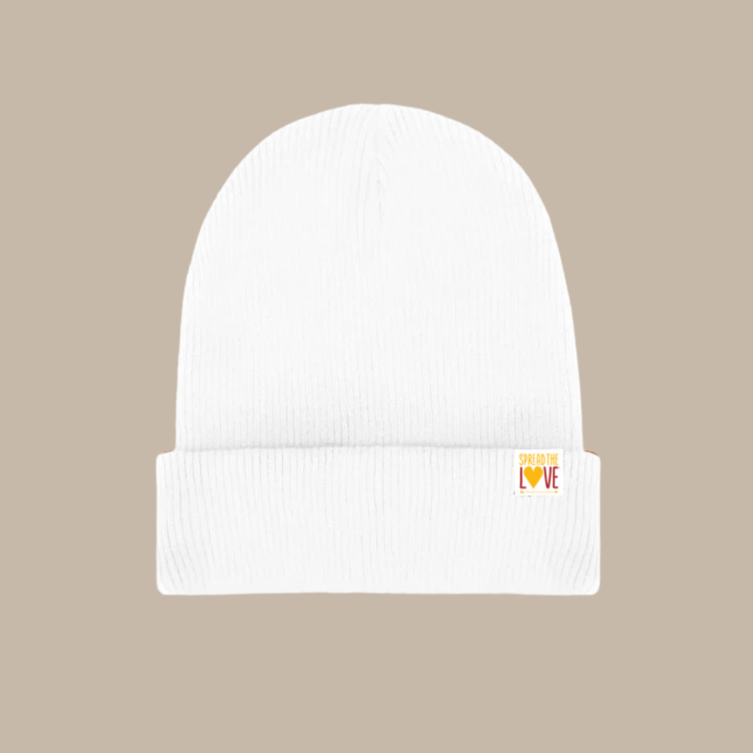 *PRE-ORDER* Beanie-Spread The Love Foods-White-Spread The Love Foods