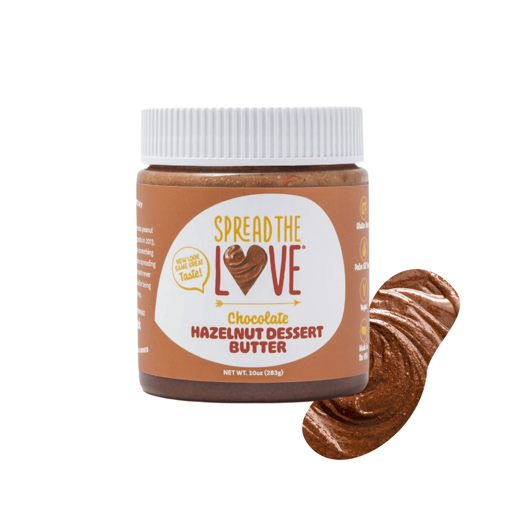 
                  
                    Load image into Gallery viewer, Spread The Love Chocolate Hazelnut Dessert Butter 10 oz Jar
                  
                