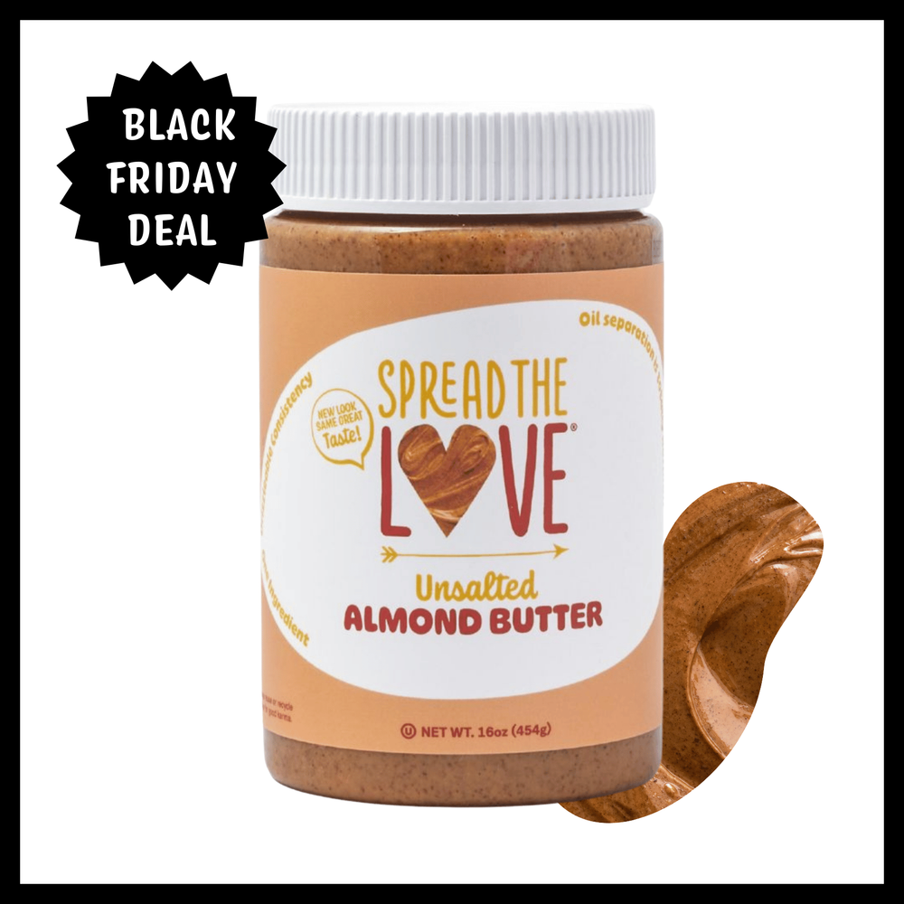 UNSALTED Almond Butter BFCM-Nut butters-Spread The Love-1-pack-Spread The Love Foods