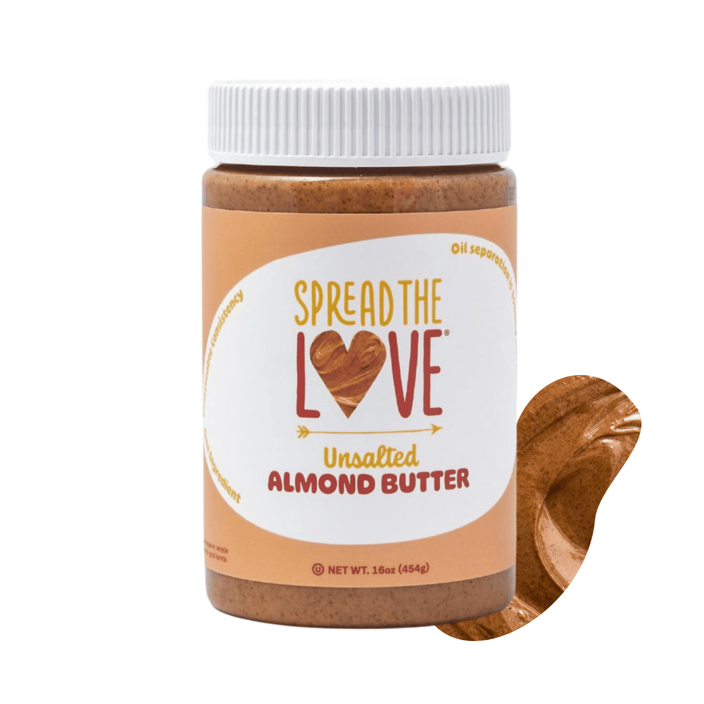 UNSALTED Almond Butter-Nut butters-Spread The Love-1-pack-Spread The Love Foods
