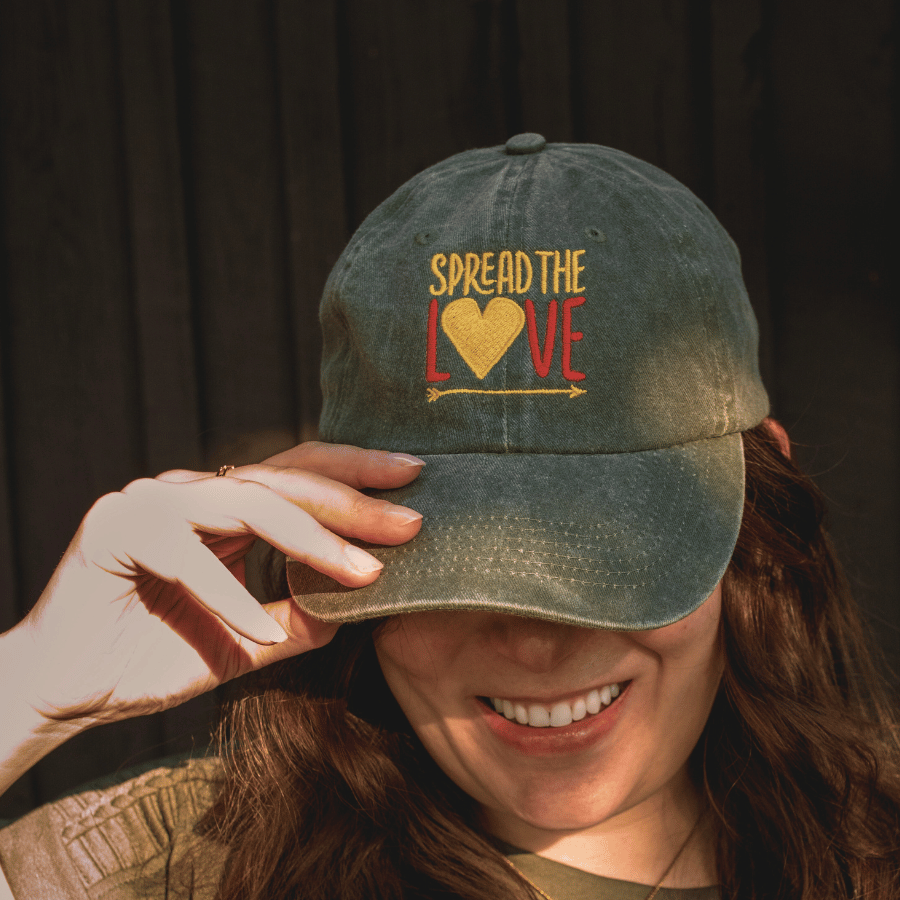 Spread The Love Olive Hat