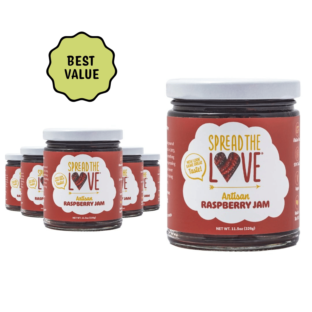 Spread The Love Raspberry Artisan Jam 6 Pack