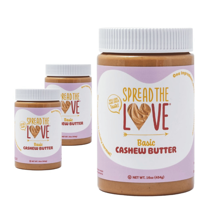 Spread The Love Basic Cashew Butter Jar 3 pack