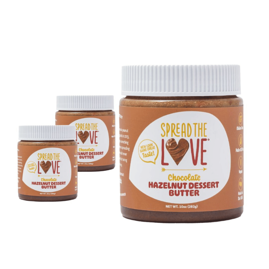 Spread The Love Chocolate Hazelnut Dessert Butter 3 Pack