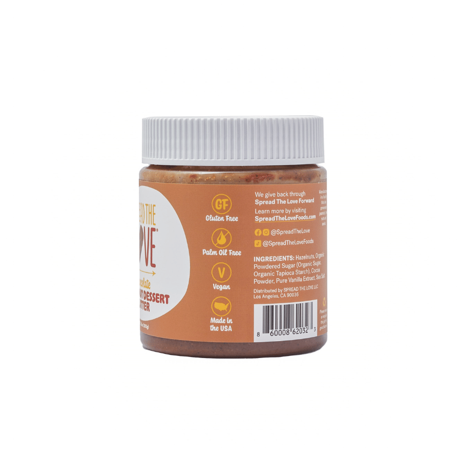 
                  
                    Load image into Gallery viewer, Spread The Love Chocolate Hazelnut Dessert Butter Nutrition Facts
                  
                