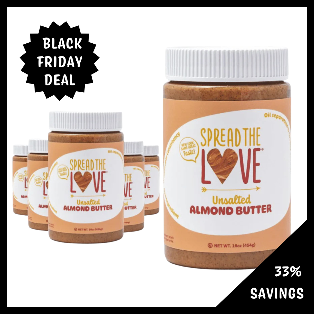 
                  
                    Load image into Gallery viewer, UNSALTED Almond Butter BFCM-Nut butters-Spread The Love-1-pack-Spread The Love Foods
                  
                