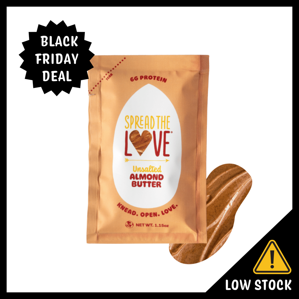 UNSALTED Almond Butter Packets BFCM-Nut butters-Spread The Love Foods-10-Pack-Spread The Love Foods