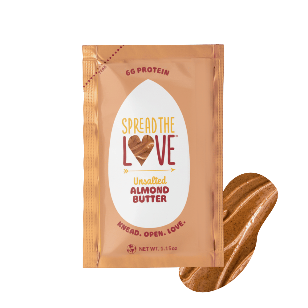 UNSALTED Almond Butter Single-Serve Packets (30-Pack) - Wholesale-Nut butters-Spread The Love Foods-Spread The Love Foods