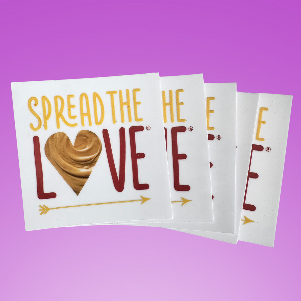 Spread The Love Transfer Stickers