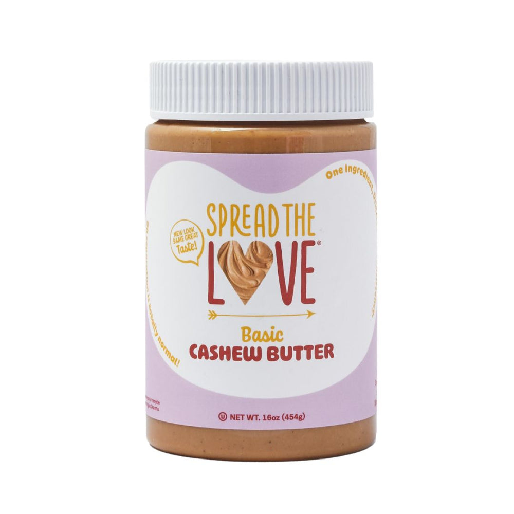 
                  
                    Load image into Gallery viewer, Spread The Love Basic Cashew Butter 16 oz Jar
                  
                
